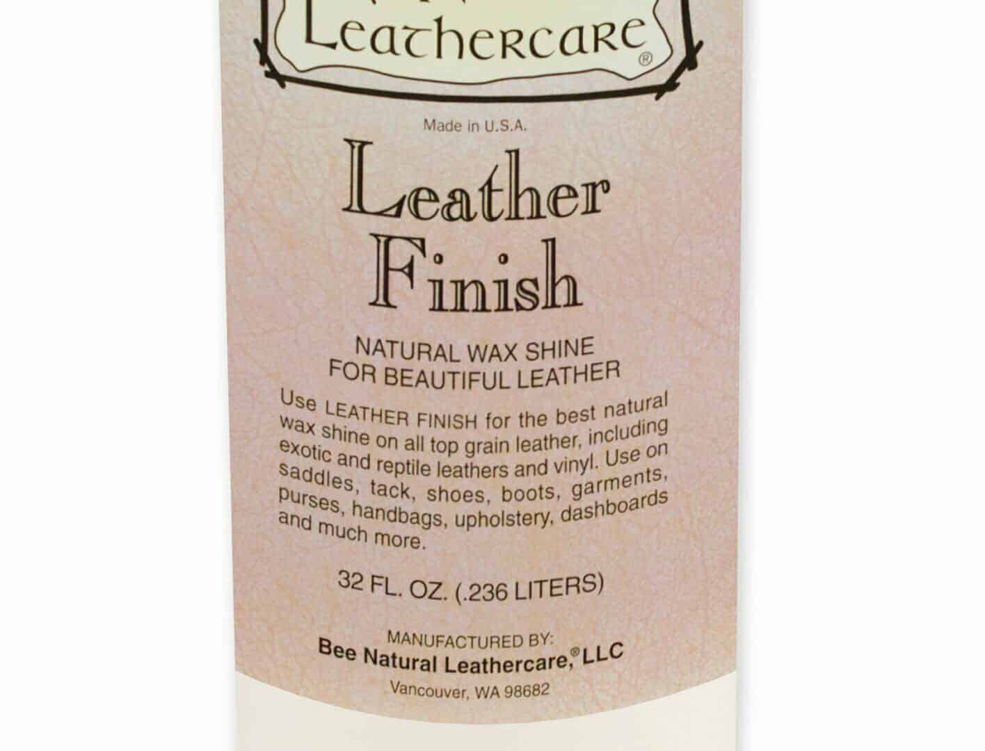 Bee Natural - Leather Finish - Maverick Leather Company