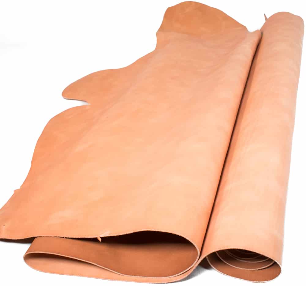 Leather Scraps, Vegetable tanned leather, Waxed Leather, 2Kg
