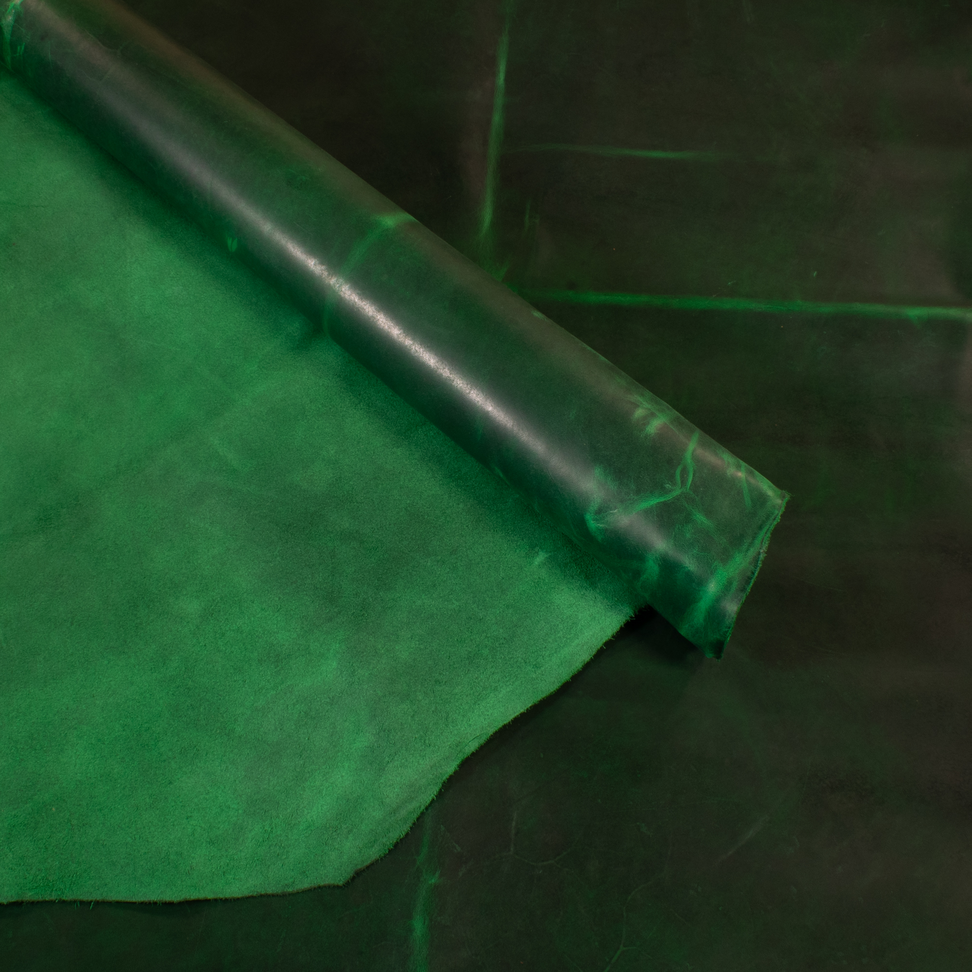 Horween - Wrangler Horsehide Front - Kelly Green - Maverick