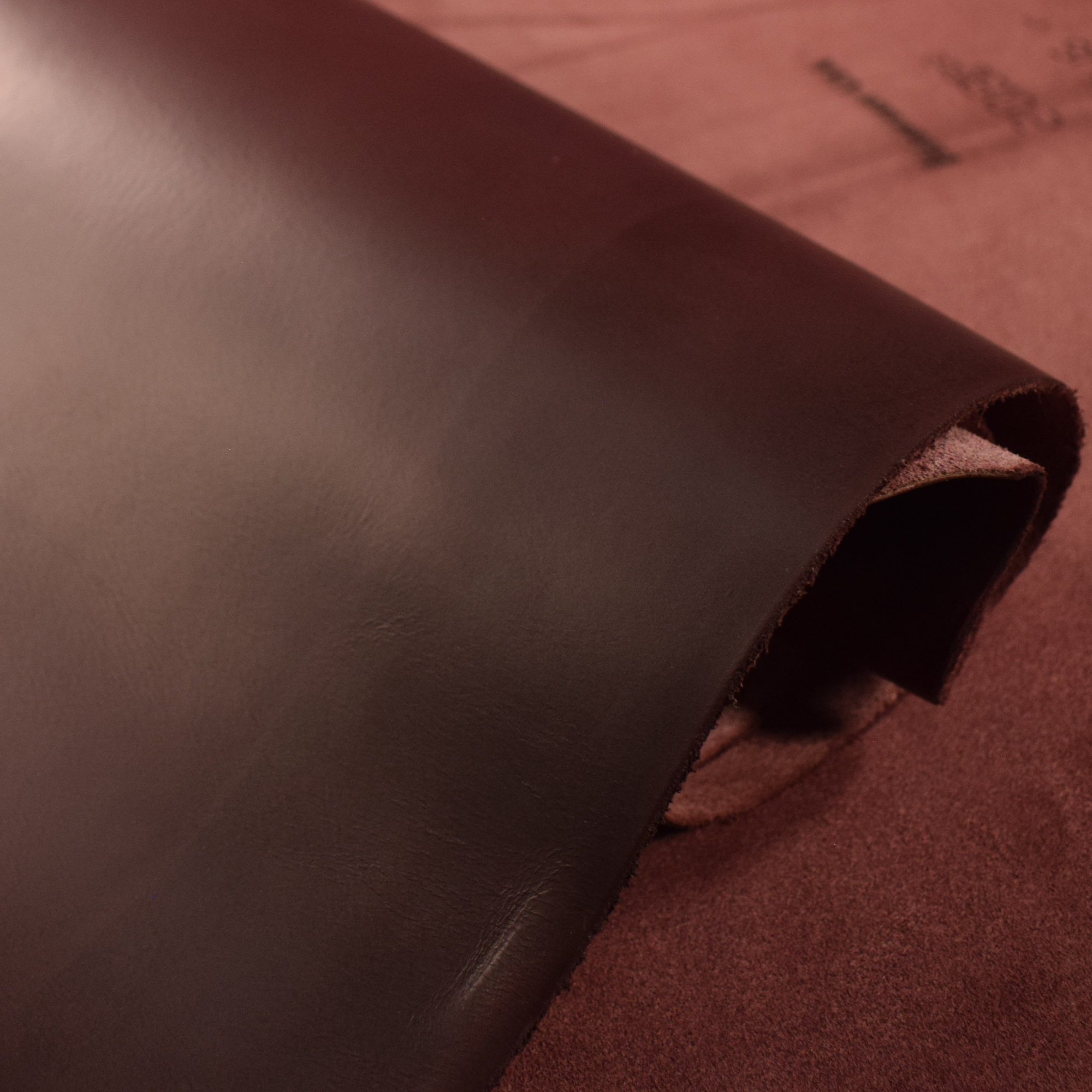 Horween - Cavalier - Merlot 4-7oz - Maverick Leather Company