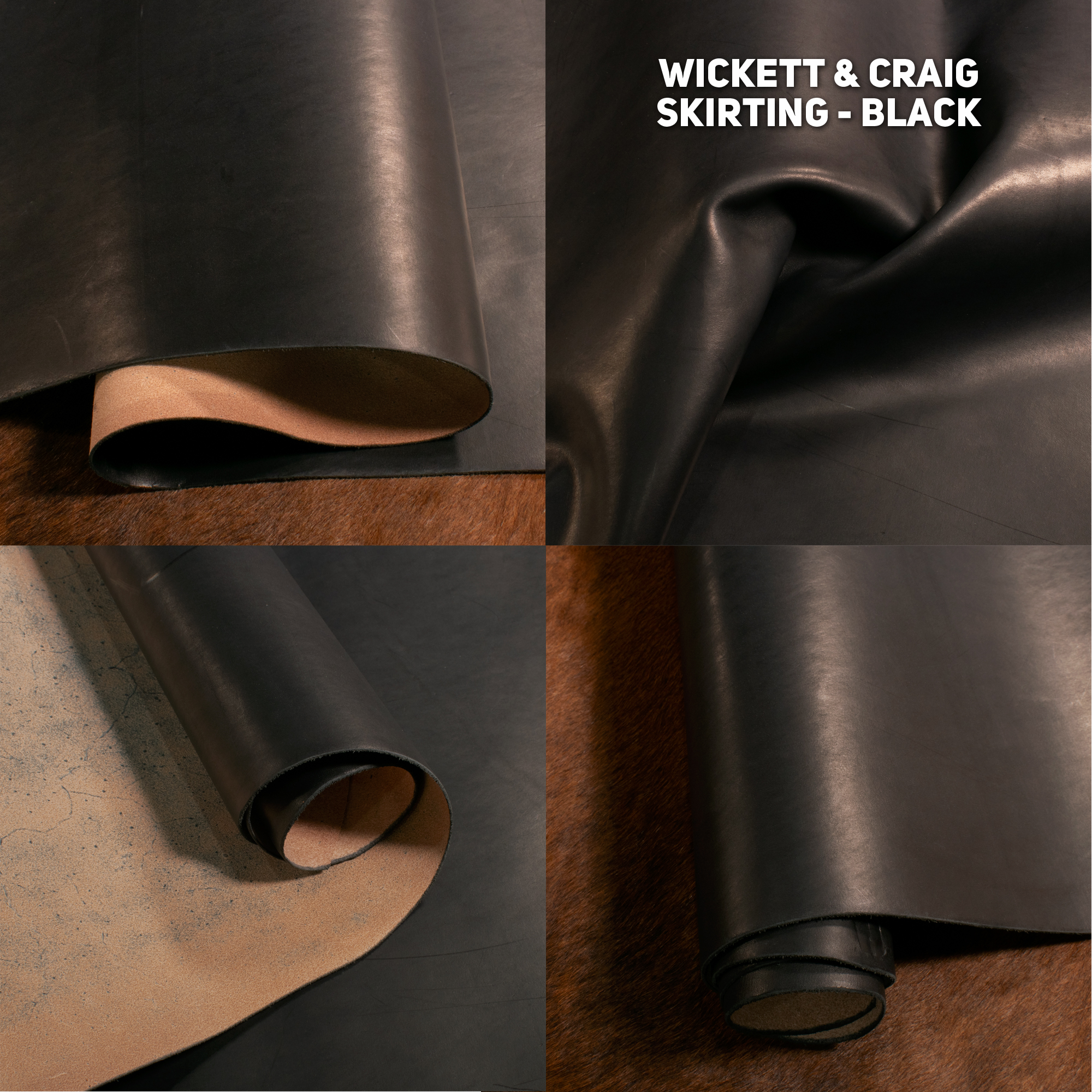 Wickett & Craig - Skirting - B grade 4-12oz - Maverick Leather Company
